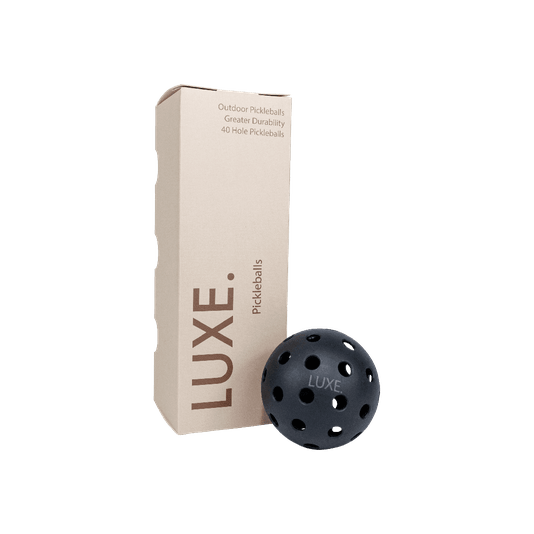 LUXE Black Pickleballs - Pack of 3