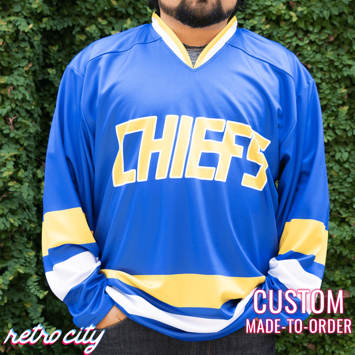 Charlestown Chiefs Custom Hockey Jersey for Fans