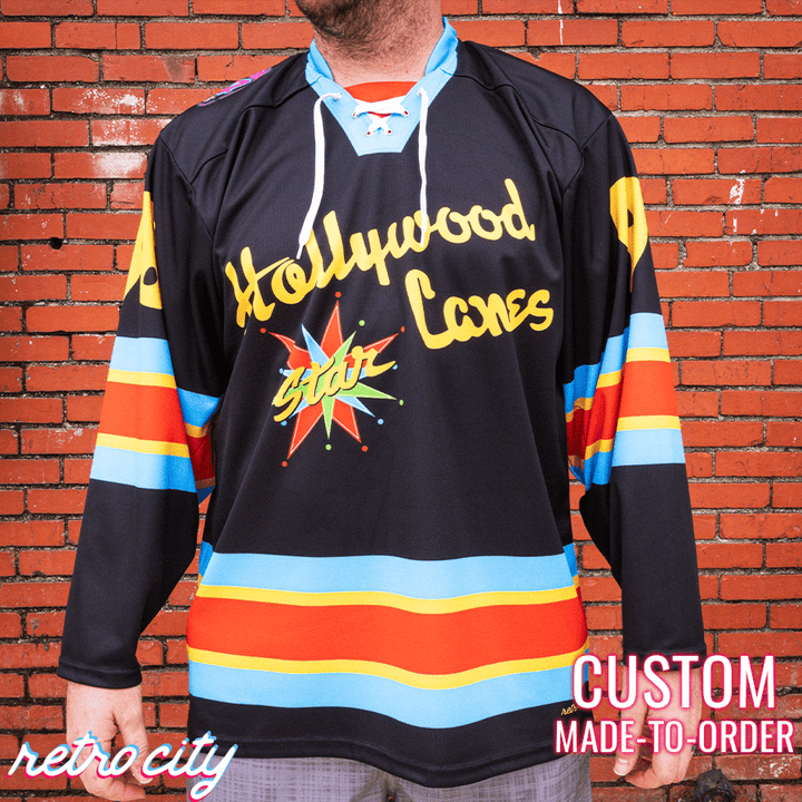 Big Lebowski Hollywood Star Lanes Hockey Jersey