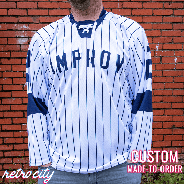 Jerry Seinfeld Custom Hockey Jersey with Personalization