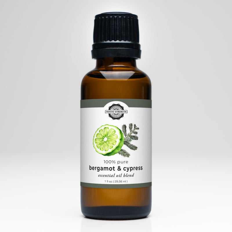 Rustic Strength Bergamot & Cypress Essential Oil Blend