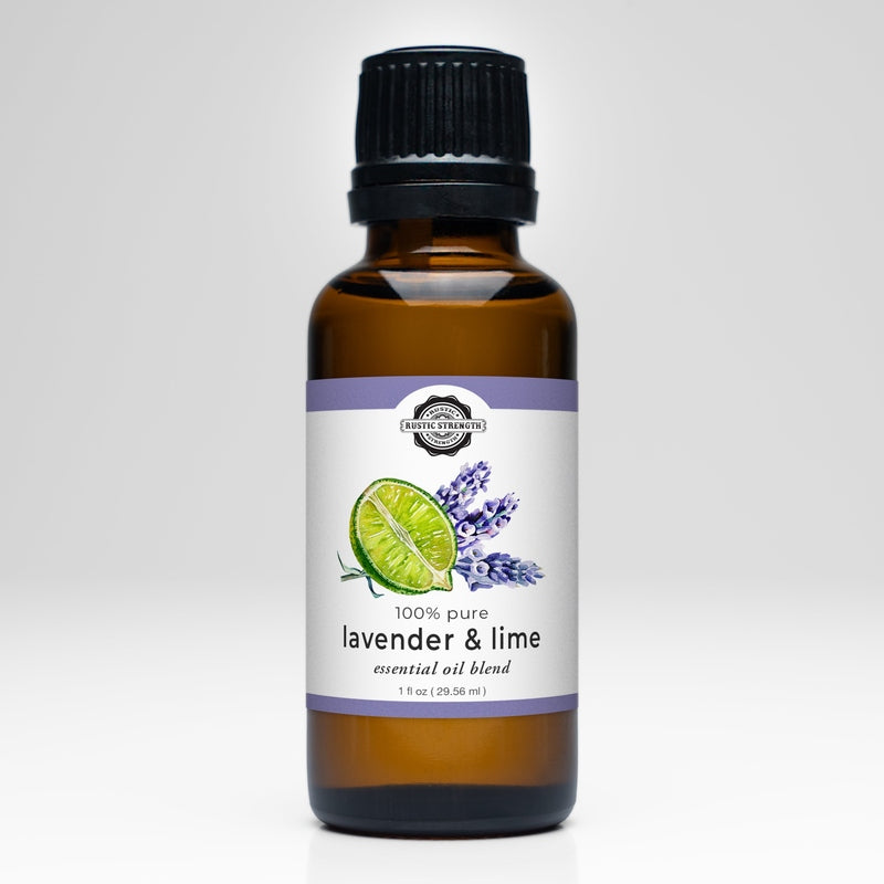 Rustic Strength Lavender & Lime Essential Oil Blend