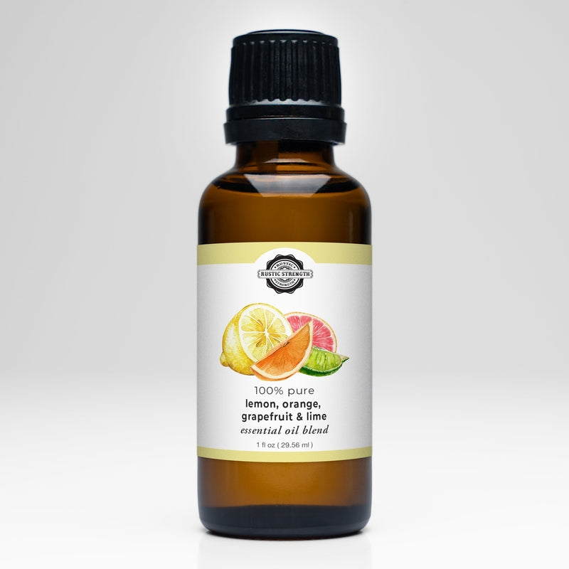 Rustic Strength Lemon, Orange, Grapefruit & Lime Essential Oil Blend