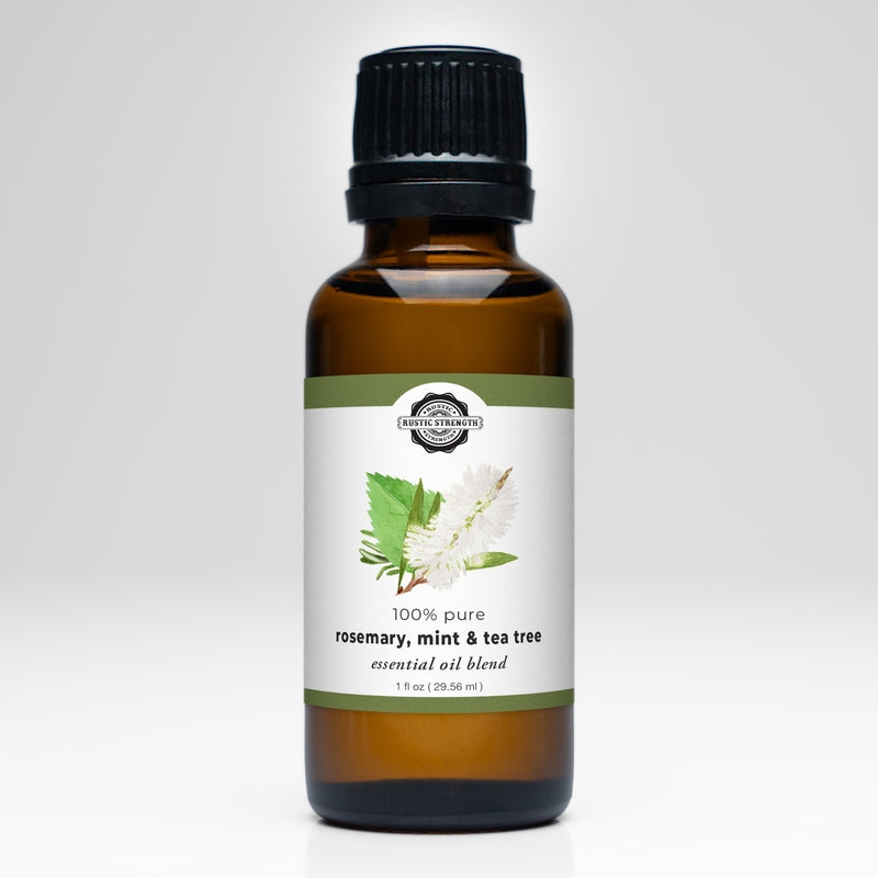 Rustic Strength Rosemary, Mint & Tea Tree Essential Oil Blend