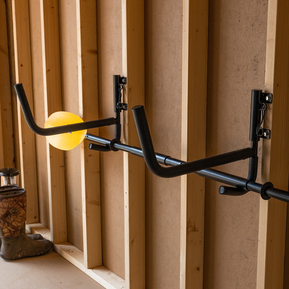 Ozarks Swivel Kayak Rack for Efficient Storage