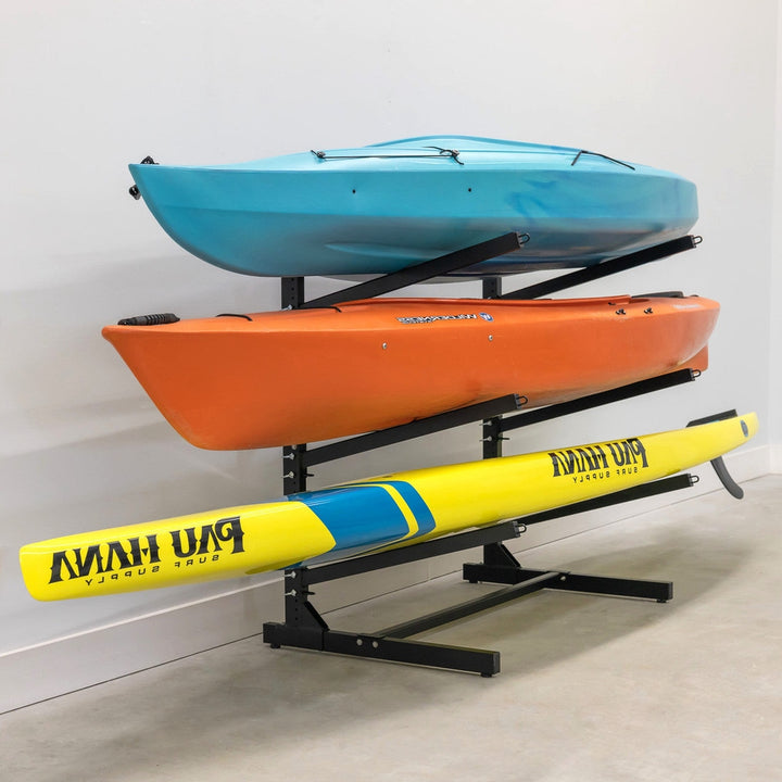 G-Surf & SUP Surfboard Rack Indoor Outdoor - 3 Levels