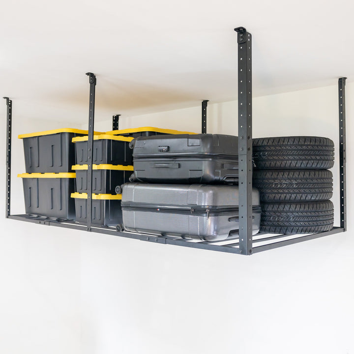 4' x 8' Overhead Garage Shelving 700 lbs Storage