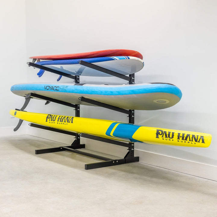 G-Surf & SUP Surfboard Rack Indoor Outdoor - 3 Levels
