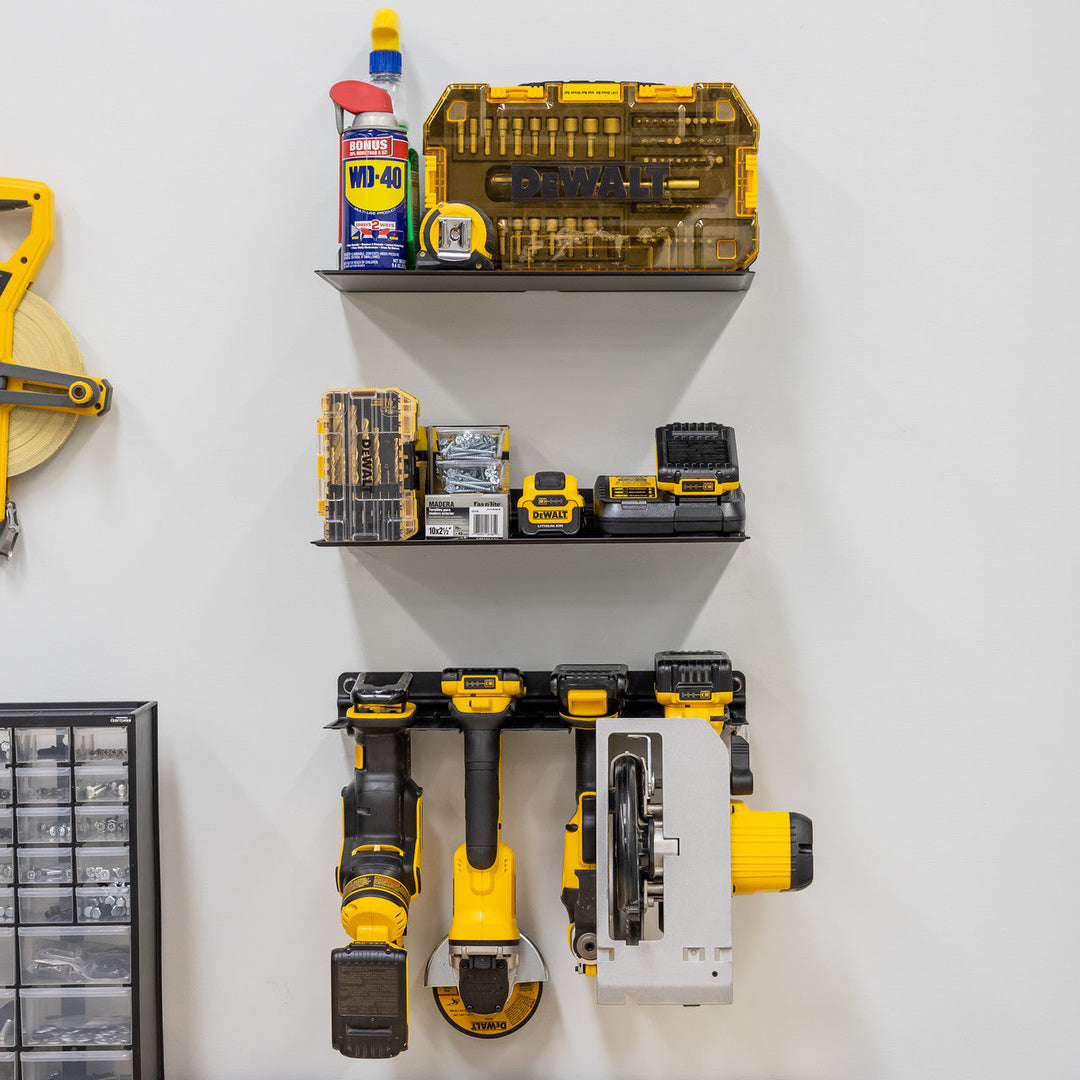 Power Tool Organizer Rack for Efficient Storage