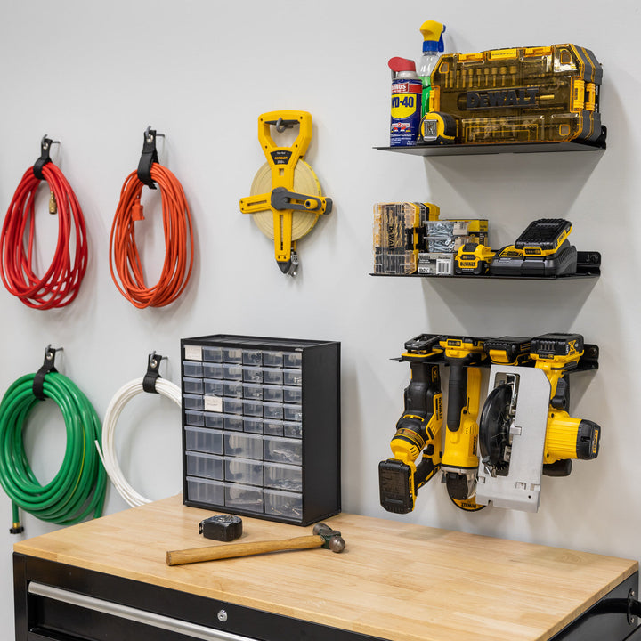 Power Tool Organizer Rack for Efficient Storage