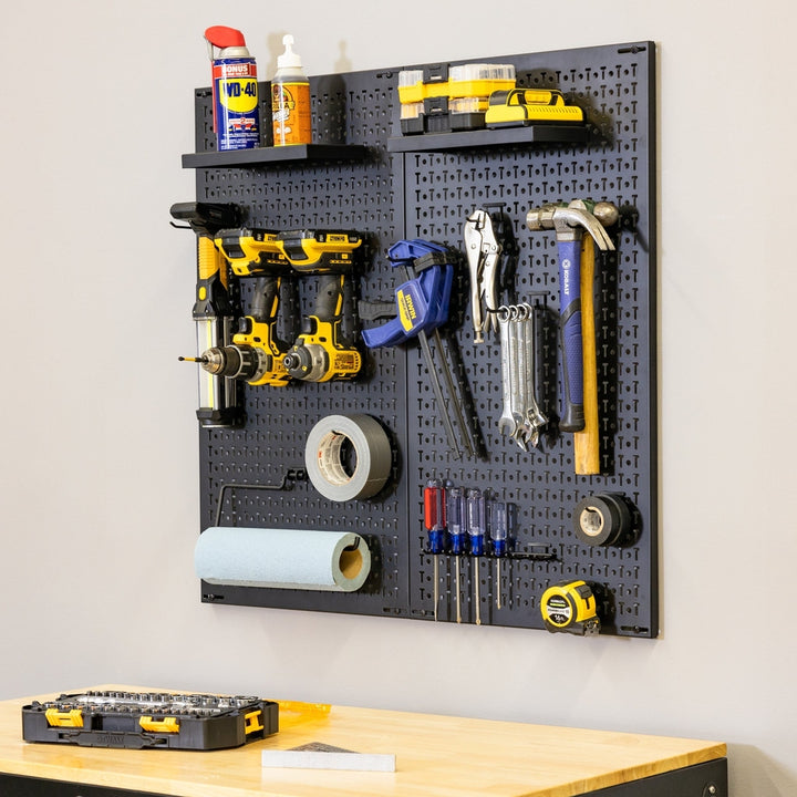 Workbench Pegboard Set for Organized Workshops
