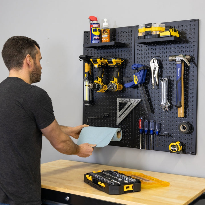 Workbench Pegboard Set for Organized Workshops