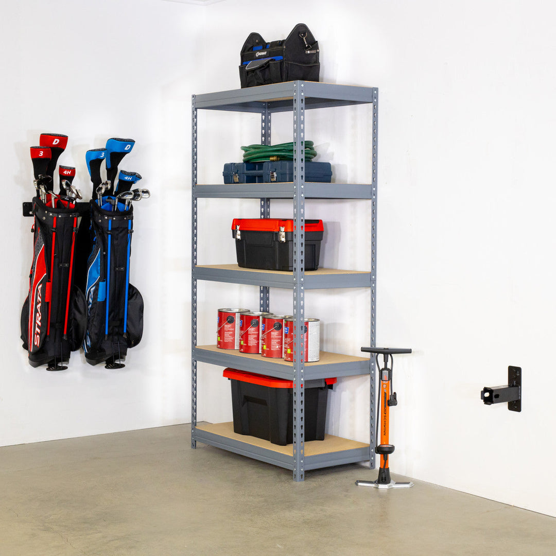 2" Hitch Wall Mount Rack for Efficient Bike Storage