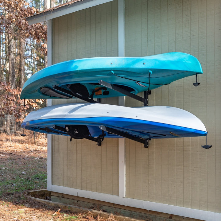 Shenandoah Outdoor Kayak Storage Rack - 2 Levels