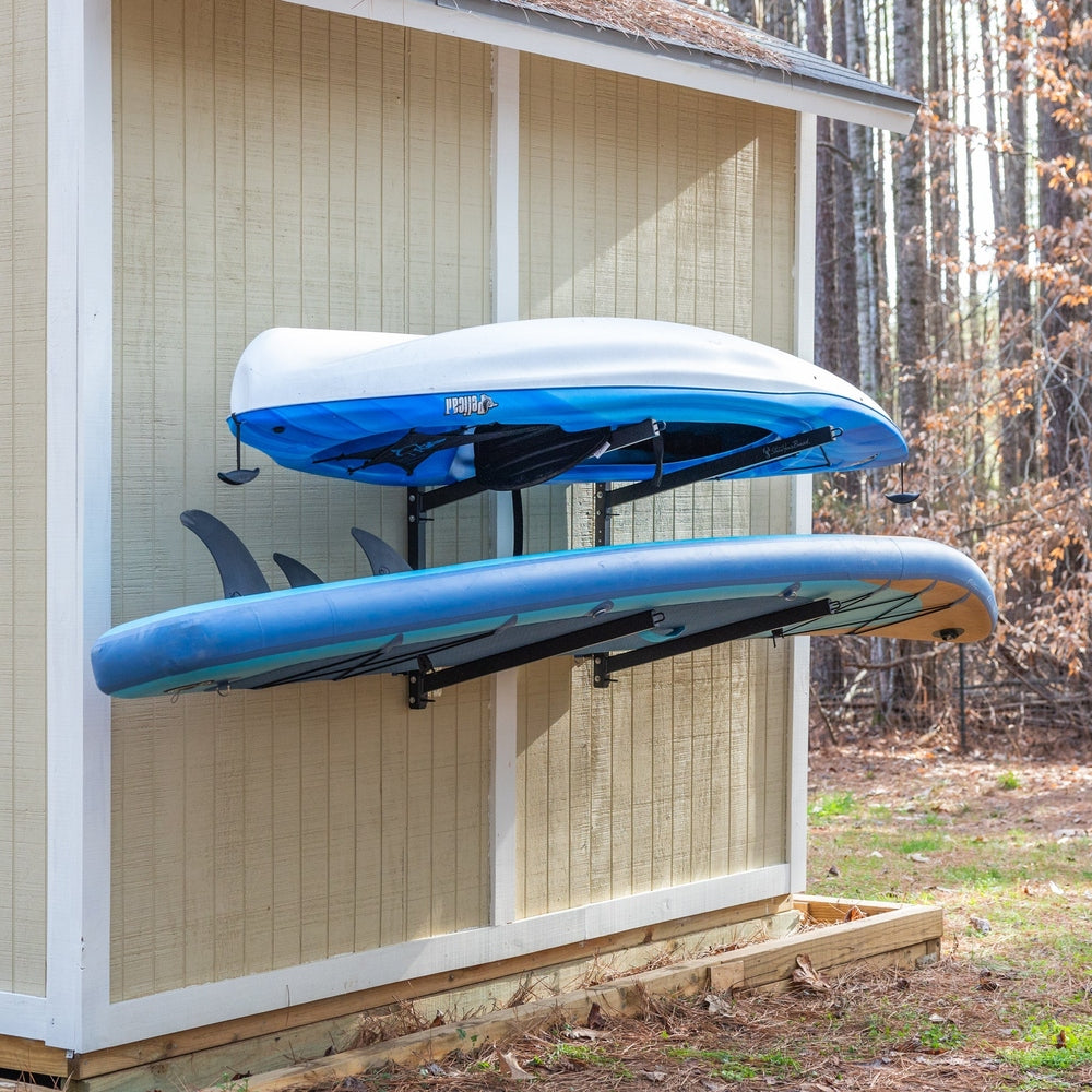 Shenandoah Outdoor Kayak Storage Rack - 2 Levels