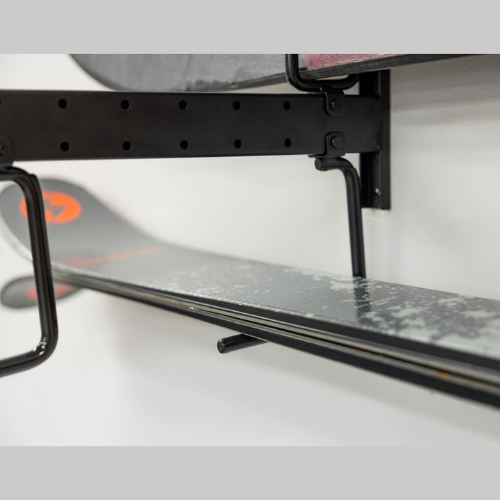Cascade Snowboard Ski Organizer Rack for Wall Mount