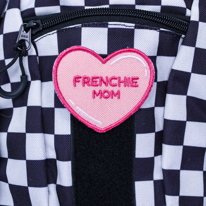 K9 Sport Sack Frenchie Mom Heart Patch