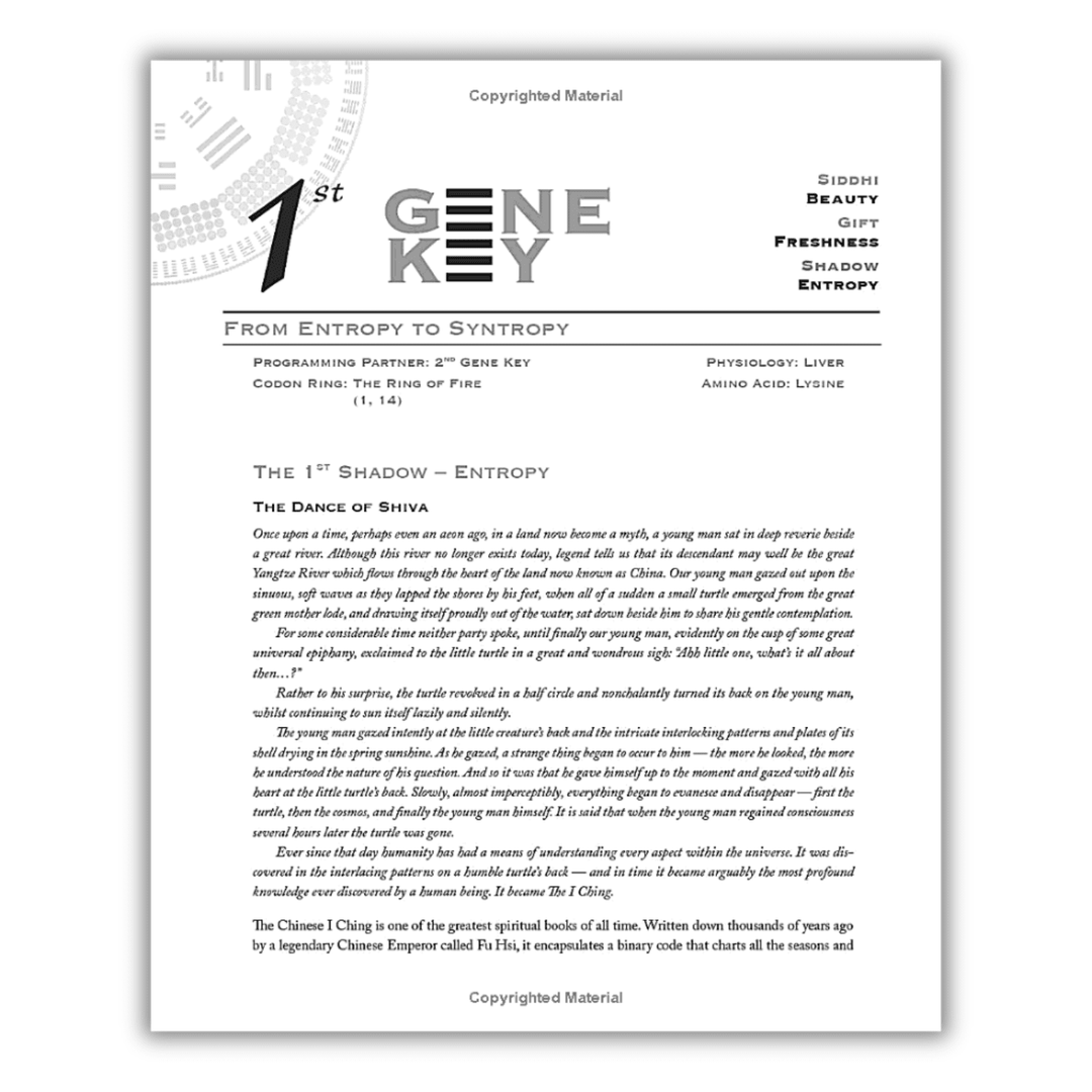 The Gene Keys: Embracing Your Higher Purpose Spiral Bound