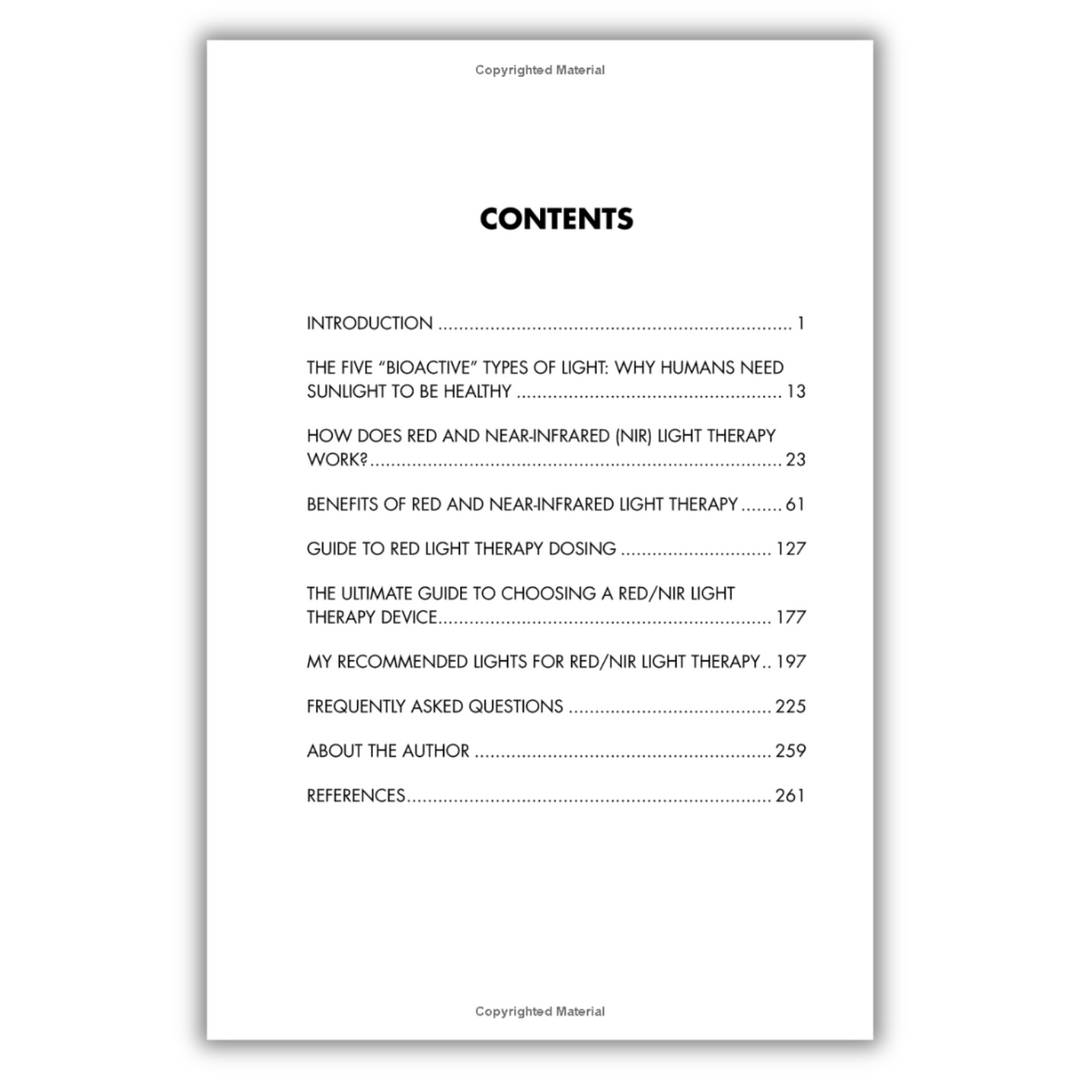 The Ultimate Guide To Red Light Therapy: Anti-Aging, Fat Loss, Muscle Gain, and Brain Optimization Spiral Bound