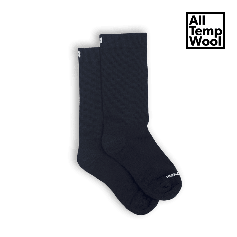 Handup Socks - Black Logo Wool