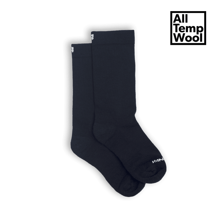 Handup Socks - Black Logo Wool