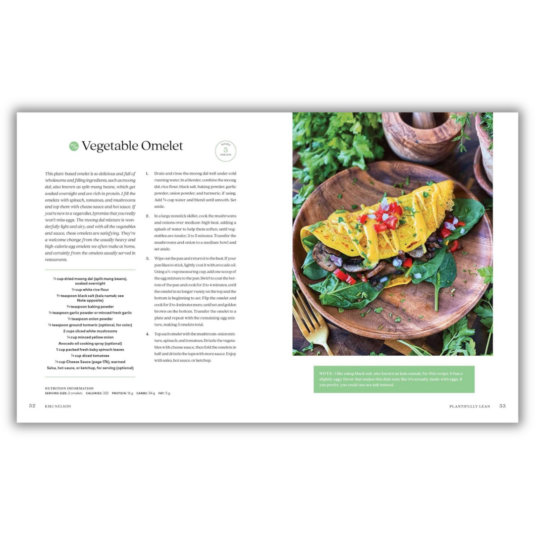 Plantifully Lean: 125+ Simple and Satisfying Plant-Based Recipes for Health and Weight Loss Spiral Bound