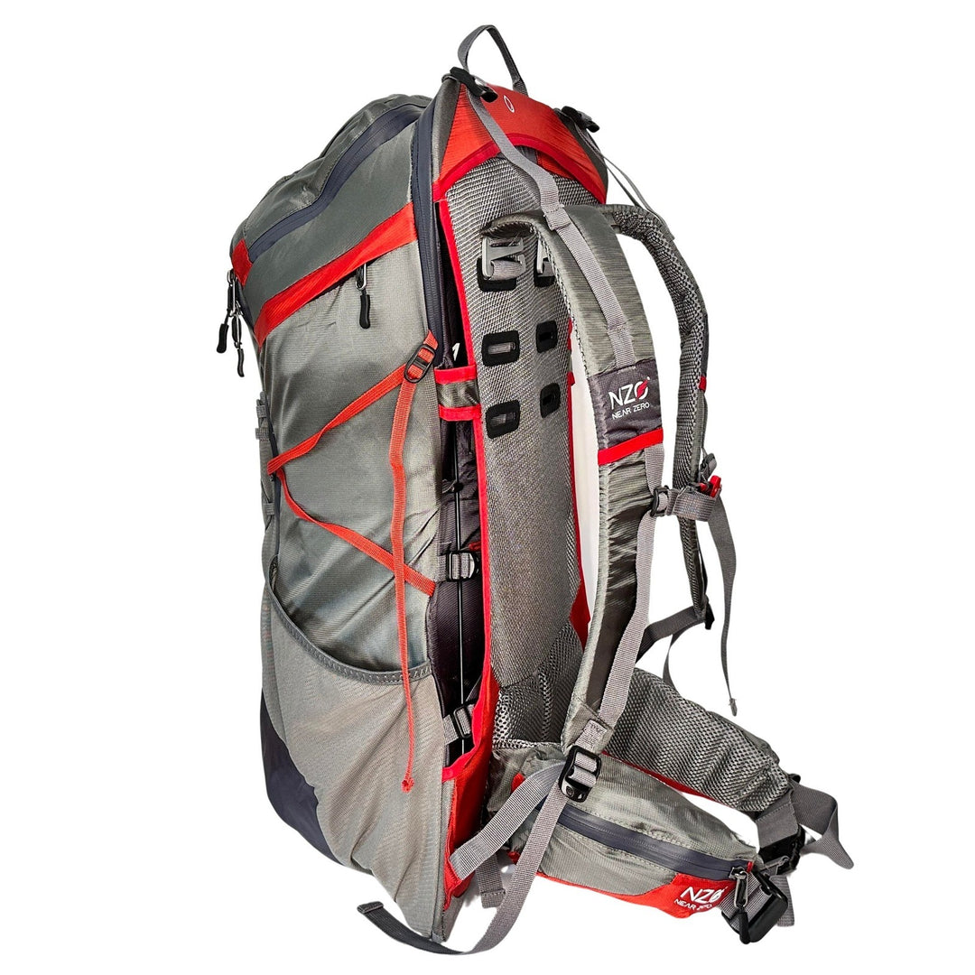 Near Zero Outdoor Gear THE DEAN™ Hiking Backpack 55L - Adjustable Torso