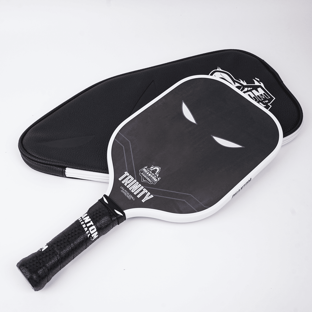 Phantom TRINITY 14MM T700 Raw Carbon Fiber Thermoformed Pro Pickleball Paddle w/ Premium Cover