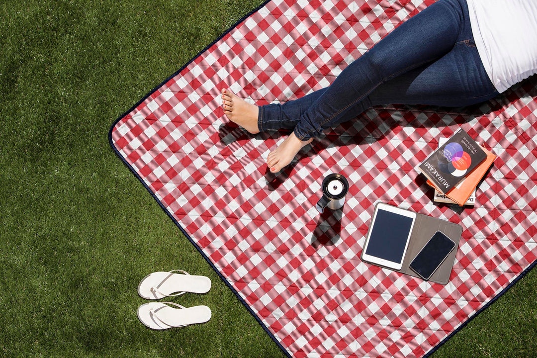 Picnic Time Vista Outdoor Picnic Blanket & Tote