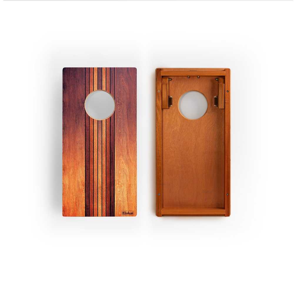 Wood Travel Cornhole Set | Natural Surf Beach Collection