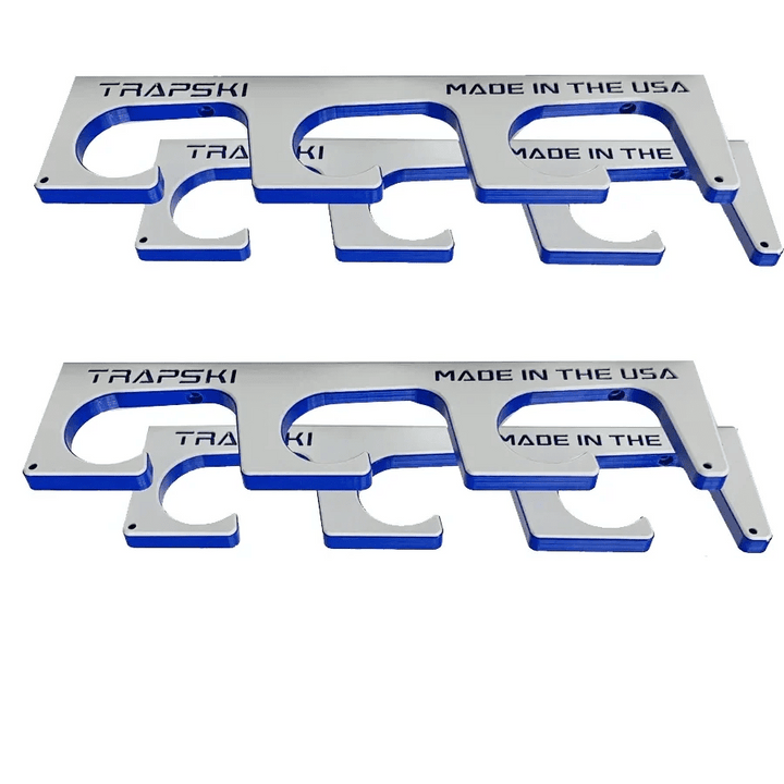 TRAPSKI Premium Fishing Rod/Pole Holder Rack Organizers | Wall or Ceiling or Boat Mounted Fishing Rod Rack | Durable Marine Grade HDPE Plastic | Stackable Storage