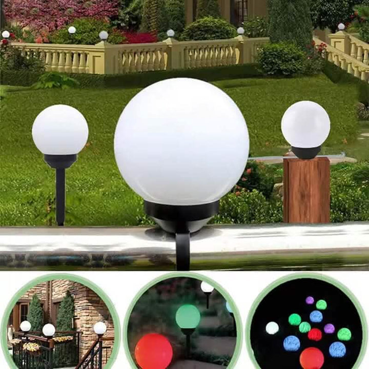 2-Pack LED Solar Garden Lights for Outdoor Use