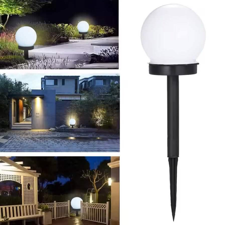 2-Pack LED Solar Garden Lights for Outdoor Use