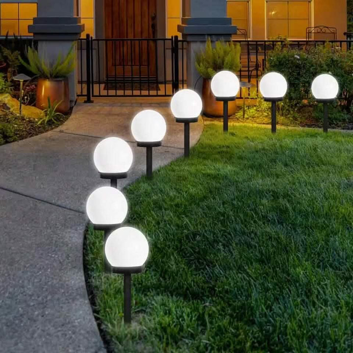 2-Pack LED Solar Garden Lights for Outdoor Use