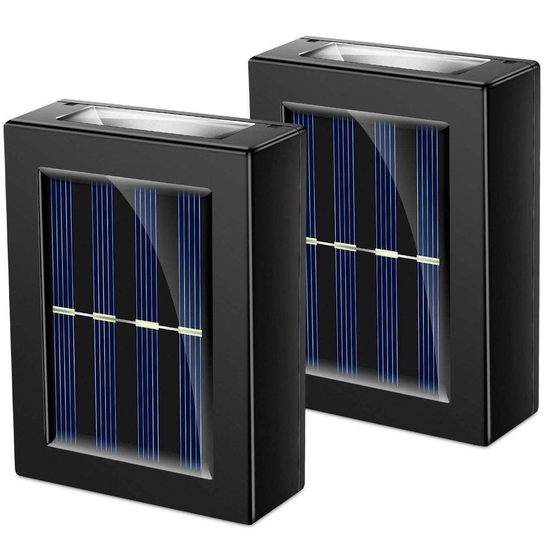 Solar Deck Outdoor Lights: 2-Piece Set for Your Garden