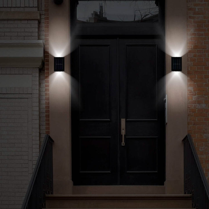 Solar Deck Outdoor Lights: 2-Piece Set for Your Garden