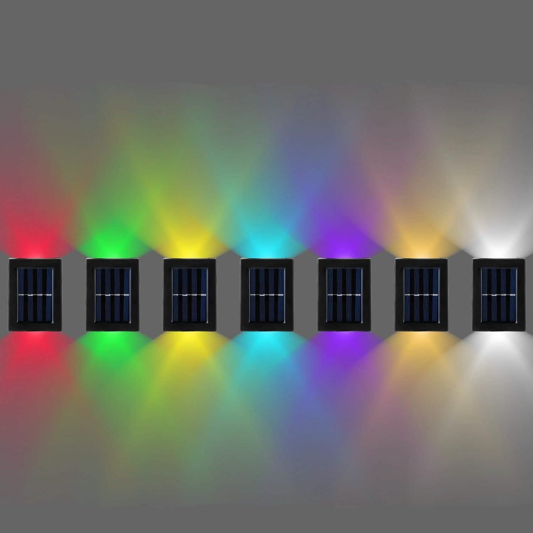 Solar Deck Outdoor Lights: 2-Piece Set for Your Garden