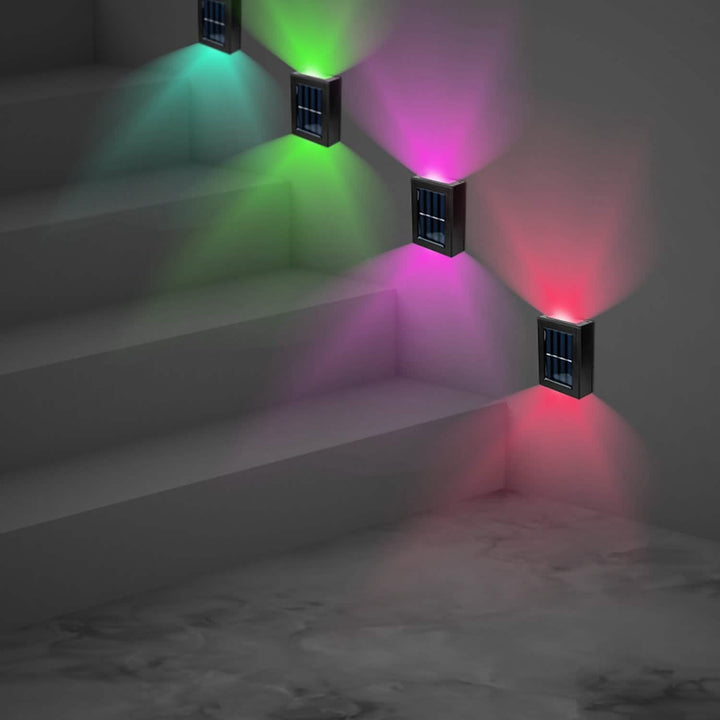 Solar Deck Outdoor Lights: 2-Piece Set for Your Garden