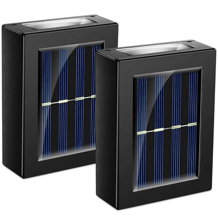 Solar Deck Outdoor Lights: 2-Piece Set for Your Garden