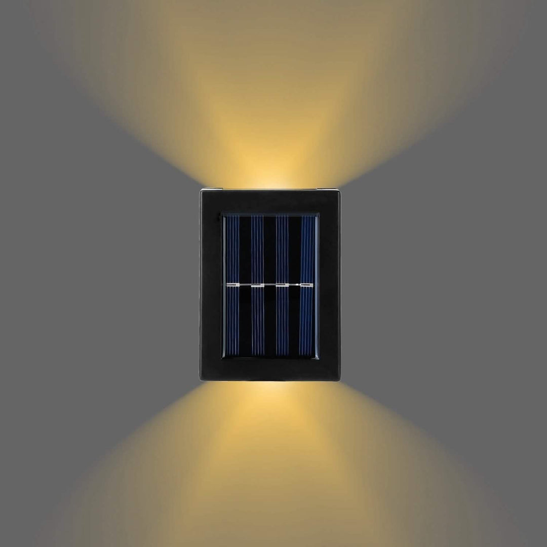 Solar Deck Outdoor Lights: 2-Piece Set for Your Garden