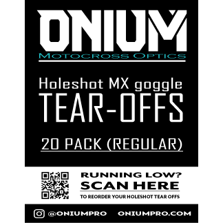 Onium Holeshot tear-offs 20 pack