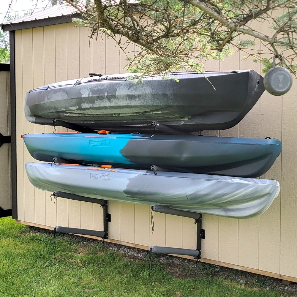 Shenandoah Elevated Kayak Storage Rack for Outdoors