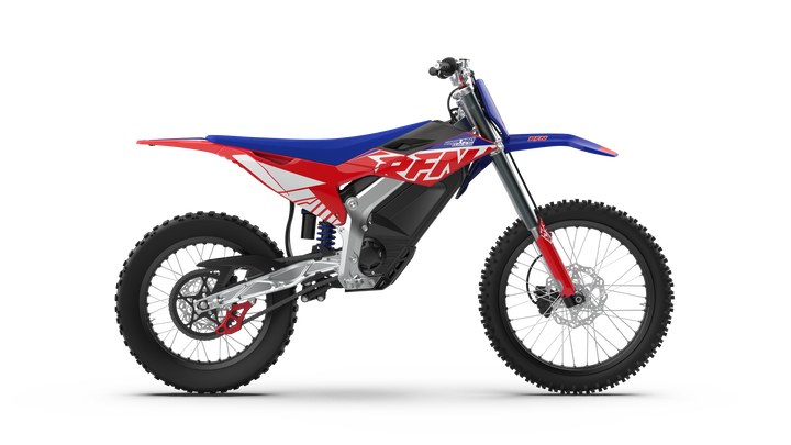 2026 RFN Warrior Pro SX-E15 Plus Electric Dirt Bike - 61 MPH Off-Road