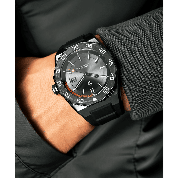 Aquacarbon Pro Forged Grey Dive Watch