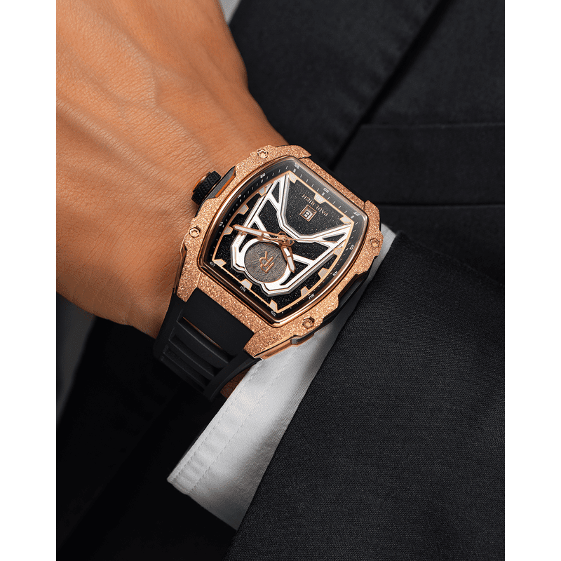 Limited Astro Meteora Zenith Gold - Genuine Meteorite Watch
