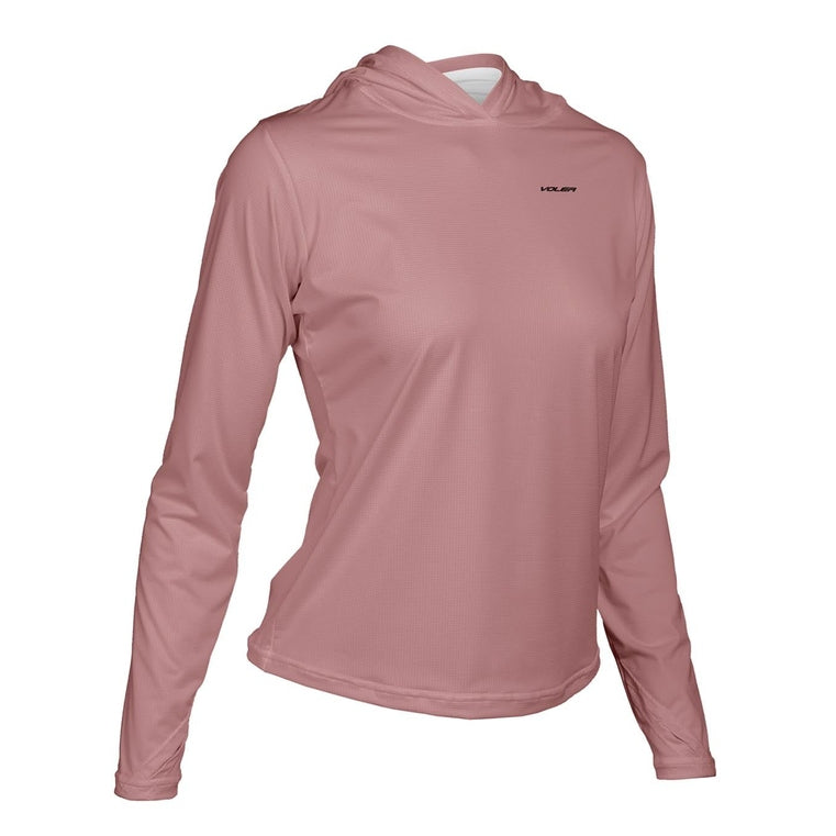 Voler W. ENDURANCE AIR SUN HOODIE - SOLID