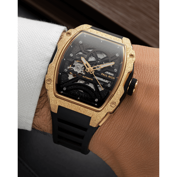Astro Skeleton Gold Watch by Paul Rich - Innovative Design