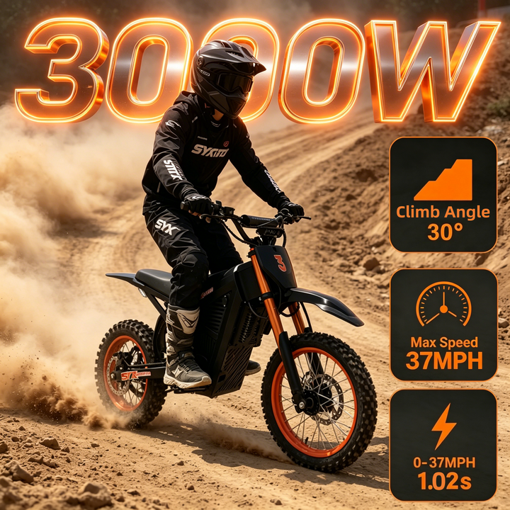 3000W Electric Dirt Bike for Off-Road Adventures