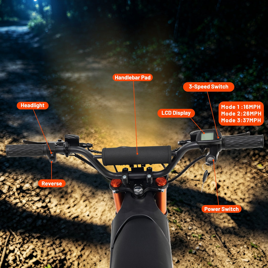 3000W Electric Dirt Bike for Off-Road Adventures