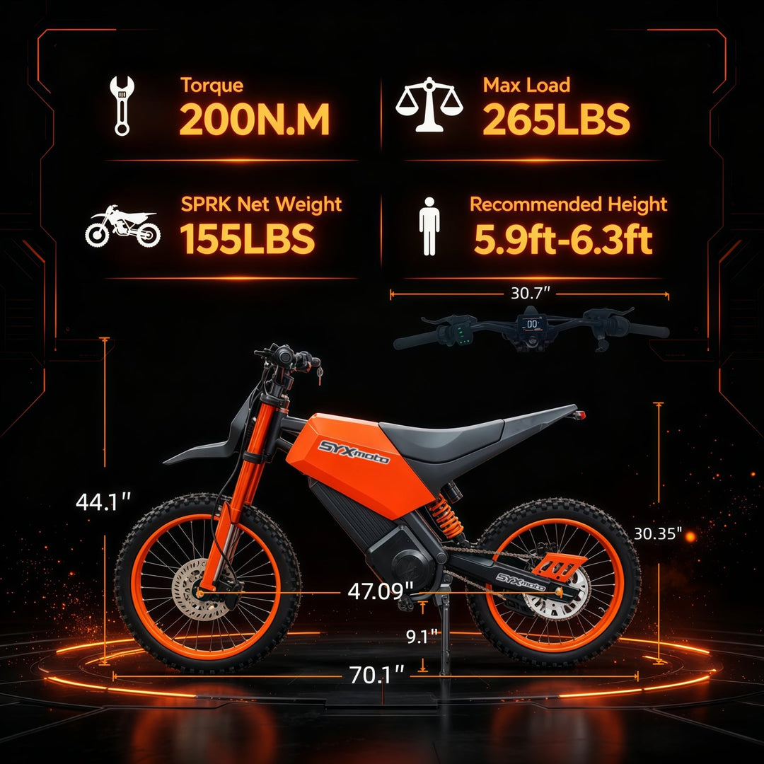 Off-Road Electric Ride-On for Teens & Adults by SYX MOTO